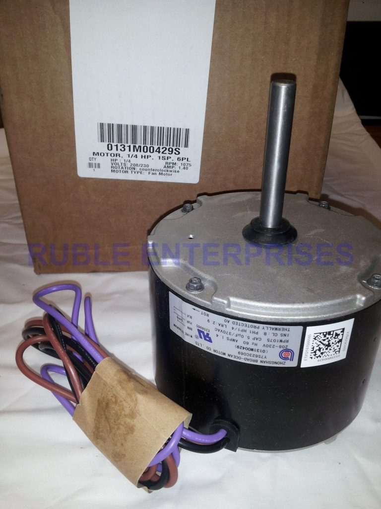 NEW OEM GOODMAN AMANA CONDENSER FAN MOTOR 0131M00429S OEM WARRANTY